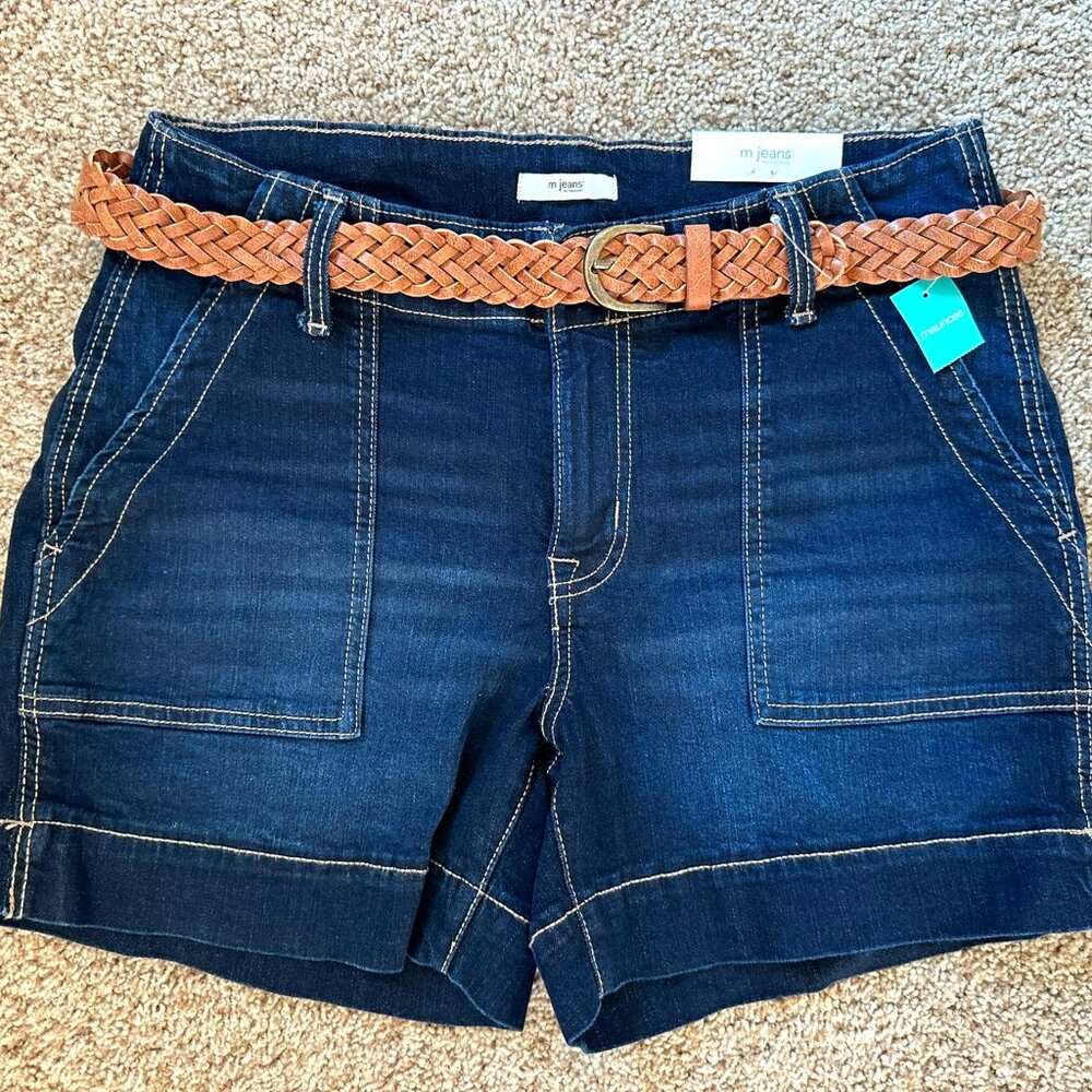 Maurices Dark Wash Denim Shorts